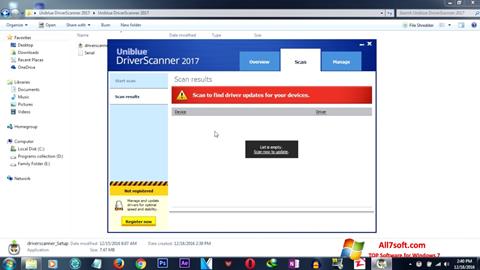 Screenshot DriverScanner Windows 7