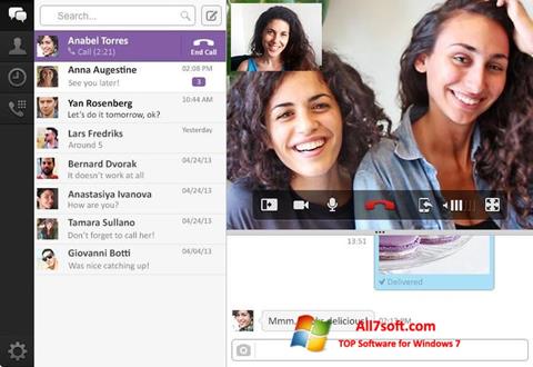 Screenshot Viber PC Windows 7