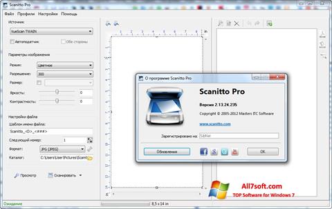 Screenshot Scanitto Pro Windows 7