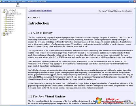 Screenshot Java Virtual Machine Windows 7