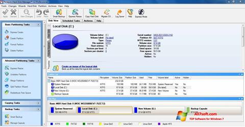 Screenshot Paragon Hard Disk Manager Windows 7