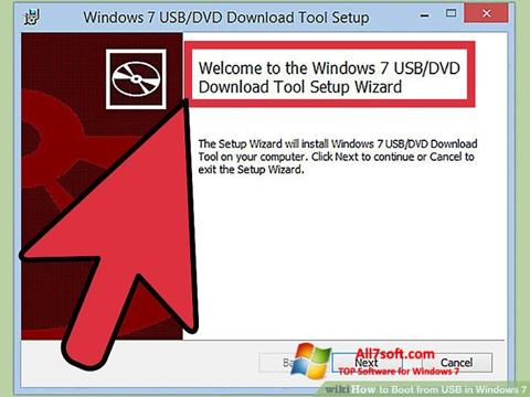 Screenshot Windows 7 USB DVD Download Tool Windows 7