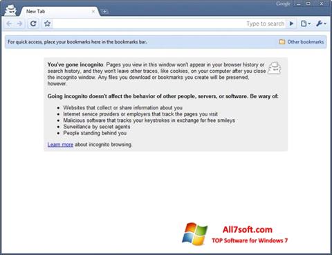 Screenshot Google Chrome Beta Windows 7