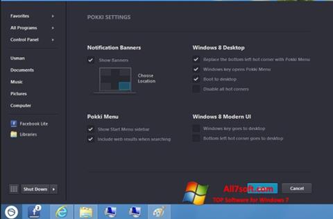Screenshot Pokki Windows 7