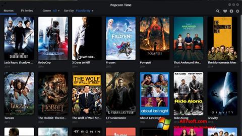 Screenshot Popcorn Time Windows 7