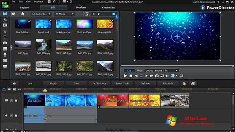 Screenshot CyberLink PowerDirector Windows 7