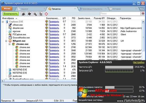 Screenshot System Explorer Windows 7