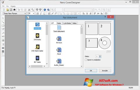 Screenshot Nero Cover Designer Windows 7
