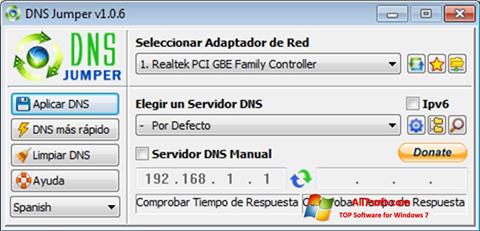 Screenshot DNS Jumper Windows 7