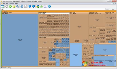 Screenshot SpaceSniffer Windows 7