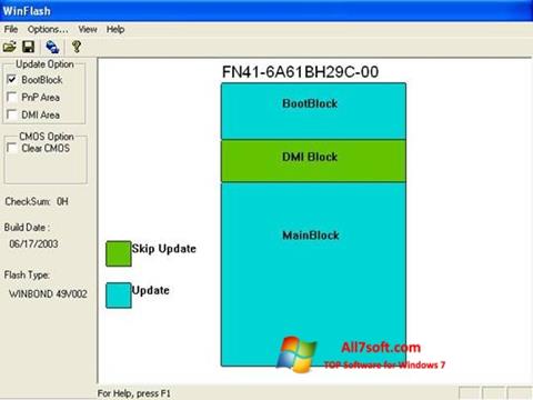 Screenshot WinFlash Windows 7