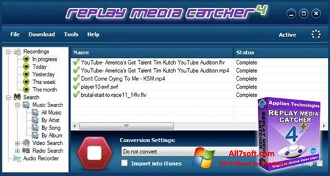 Screenshot Replay Media Catcher Windows 7