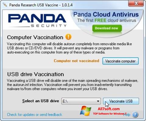Screenshot Panda USB Vaccine Windows 7
