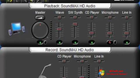 Screenshot SoundMAX Windows 7