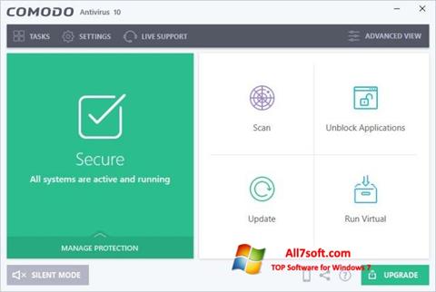 Screenshot Comodo Antivirus Windows 7
